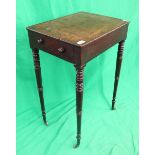 Georgian side table - Approx size: W: 51cm D: 39cm H: 77cm