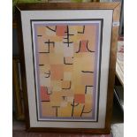 Paul Klee - Characters in Yellow - Fine art print