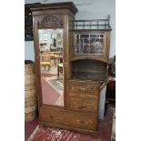 Fine Arts & Crafts Liberty-style cabinet by Elliston & Cavell of Oxford - Size approx: W: 120cm D: