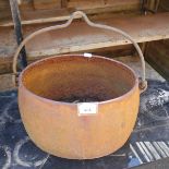 Cast iron cooking pot
