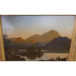 Attributed to John Knox (Scottish 1778-1845) - Oil on canvas, Purse Bay, Ullswater 1831 - Image size