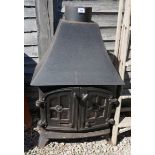 Cast iron log burner