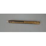 Yellow metal propelling pencil