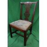 Antique Chinese style Chippindale chair