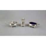 Collection of hallmarked silver - Mappin and Webb - Approx weight without liners: 125g