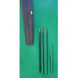 Alfred and Son of London split cane fishing rod