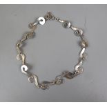 Silver necklace marked 925