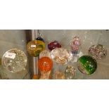 Collection of paperweights