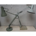 Anglepoise lamp together with Anglepoise style lamp
