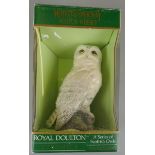 Royal Doulton snowy owl decanter unopened