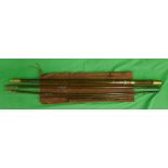 Alfred and Son of London split cane fishing rod
