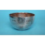 Hallmark silver bowl, Sheffield 1925 - Approx weight 164g