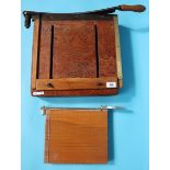 2 vintage paper guillotines