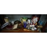 Collectables to include Staffordshire, Burleigh ware etc