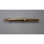 Gold propelling tooth pick