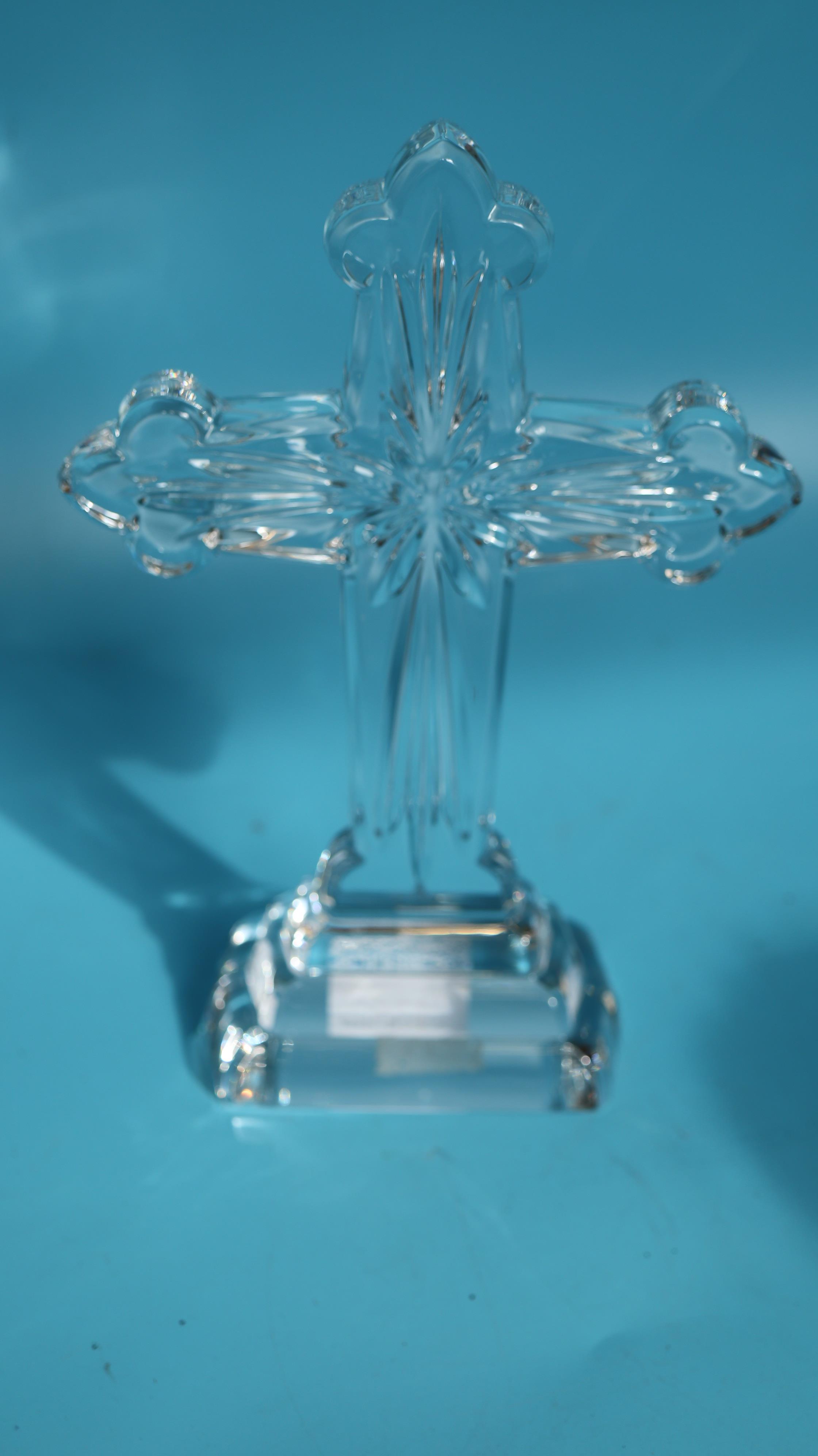 2 Waterford crystal crucifix - Image 4 of 4