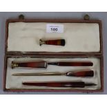 Victorian writing set