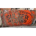 Large distressed enamel sign - Approx size: 150cm x 92cm