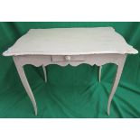 Antique painted French side table