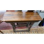 Early oak side table