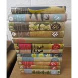 12 New Naturalist hardback books - 1-9 with duplicates 6, 7 & 9