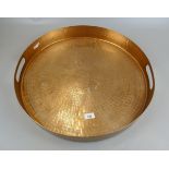 Large gold coloured ally tray