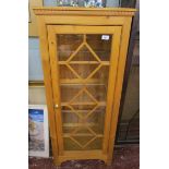 Pine display cabinet