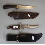 Two sheath knives