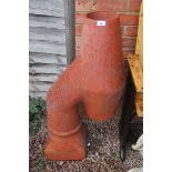 Unusual & large terracotta chimney cowling - Approx height 106cm