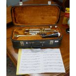 Trumpet in original case - Musica Steyr Austria.