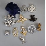 Collection of military badges