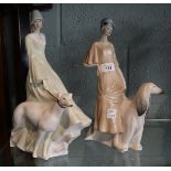 Pair of Royal Doulton figurines - Approx height of tallest: 35cm