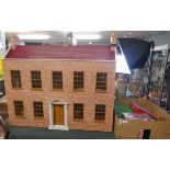 Large Dolls house with furniture