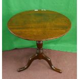 Georgian tilt top pedestal table