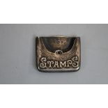 Hallmarked silver stamp case
