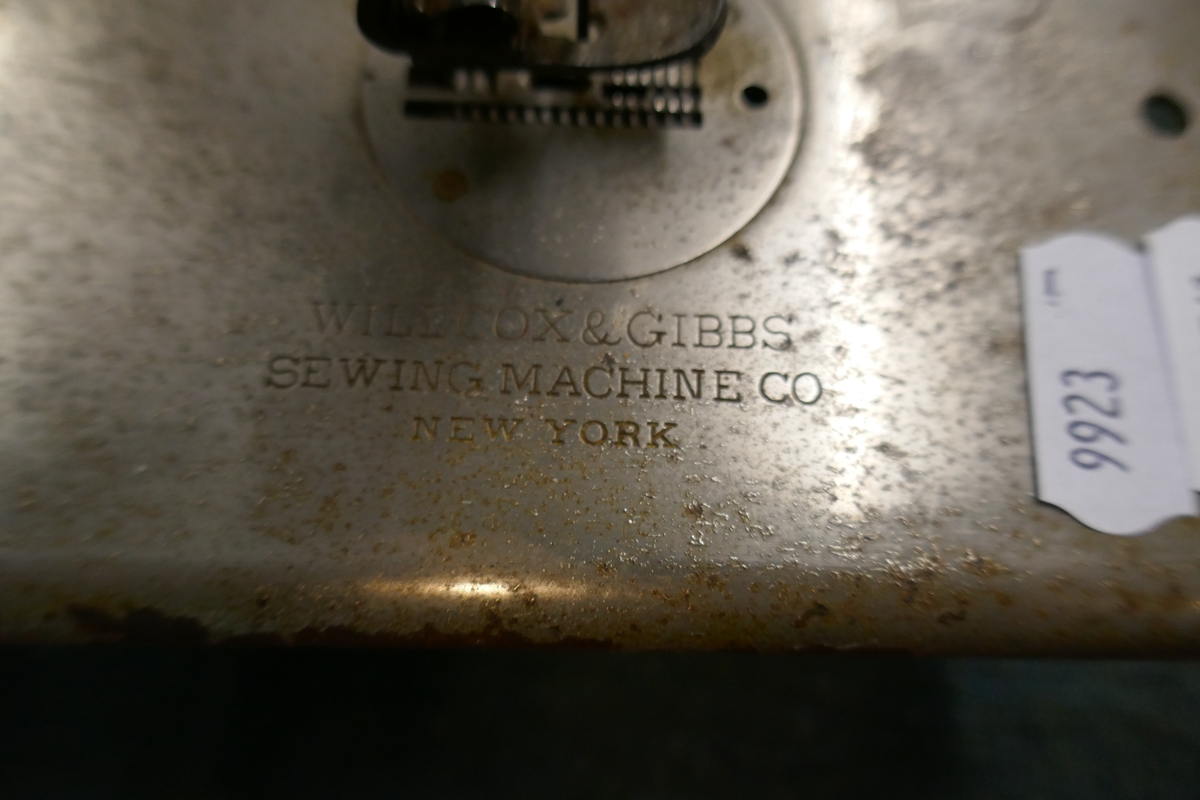 Wilcox and Gibbs antique sewing machine - Bild 3 aus 5