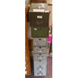 Metal index drawers