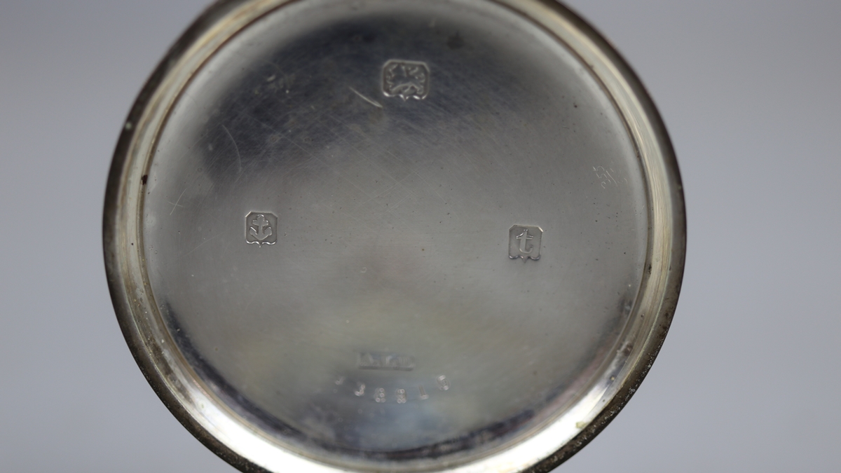 Hallmarked silver pocket watch - Image 4 of 4