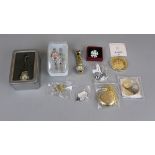 Collection of watches, coins and costume jewellery