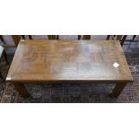 Parquetry top coffee table
