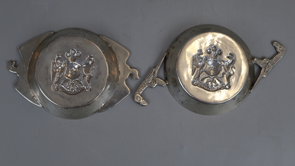 2 small silver dishes from the Republic of Chile - Approx weight 182g - Bild 2 aus 5