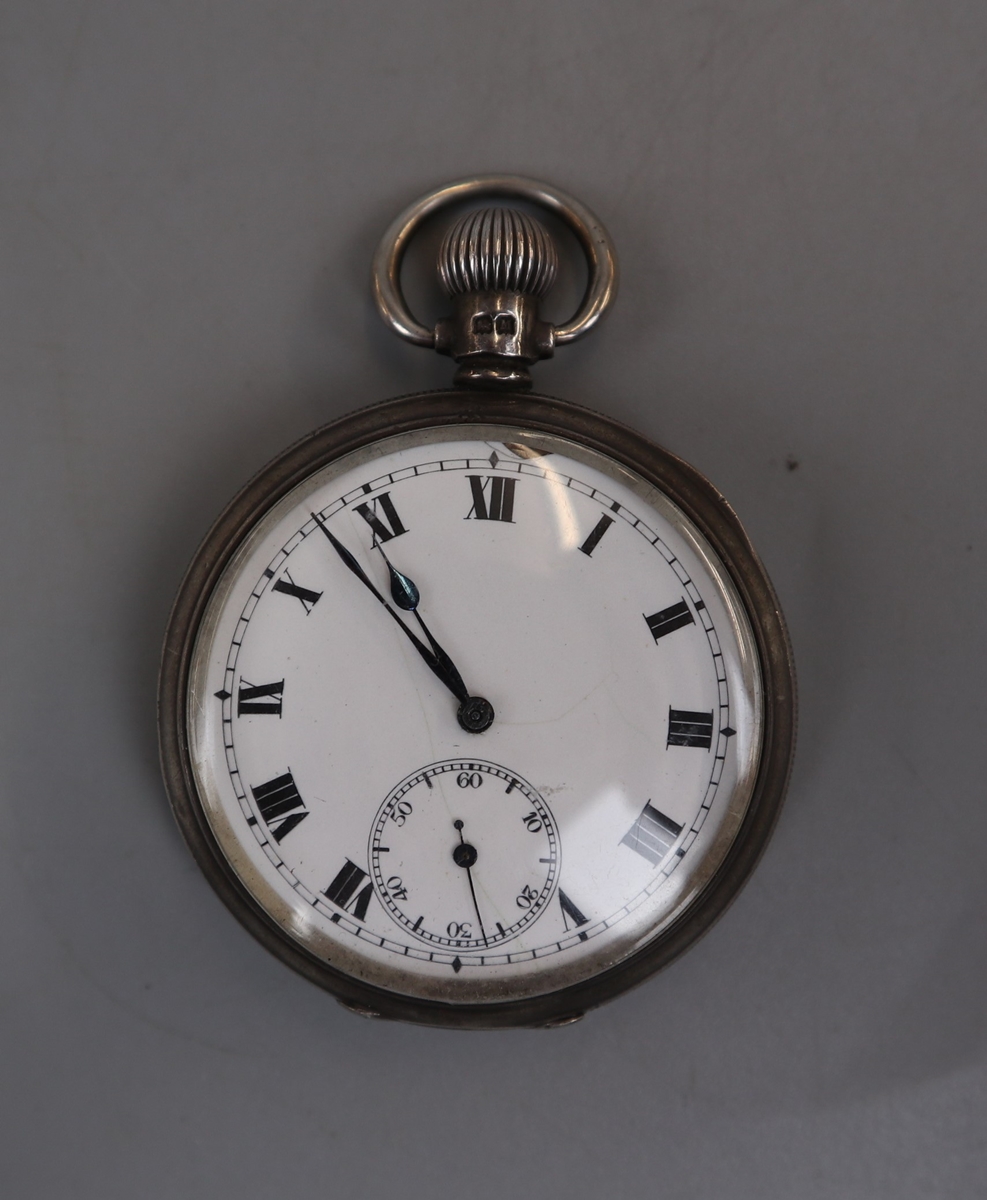 Hallmarked silver pocket watch