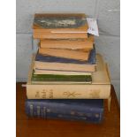 Collection of books to include Sharps Peerage volumes 1-3 & a Bible