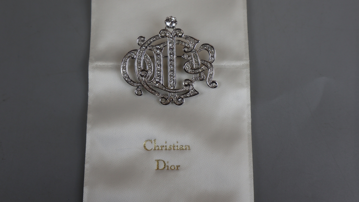 Christian Dior brooch in original box