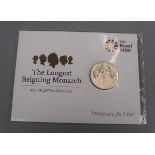 The Longest Reigning Monarch (2015) UK £20 silver proof coin