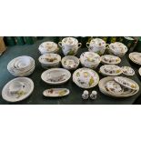 Large collection of Royal Worcester Evesham pattern
