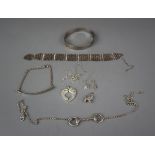 Collection of silver jewellery