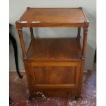 Mahogany Victorian side cabinet with cupboard and drawer