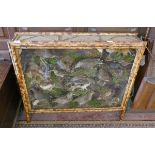 Large British wildlife taxidermy display cabinet to include pheasant, stoat, red squirrel,