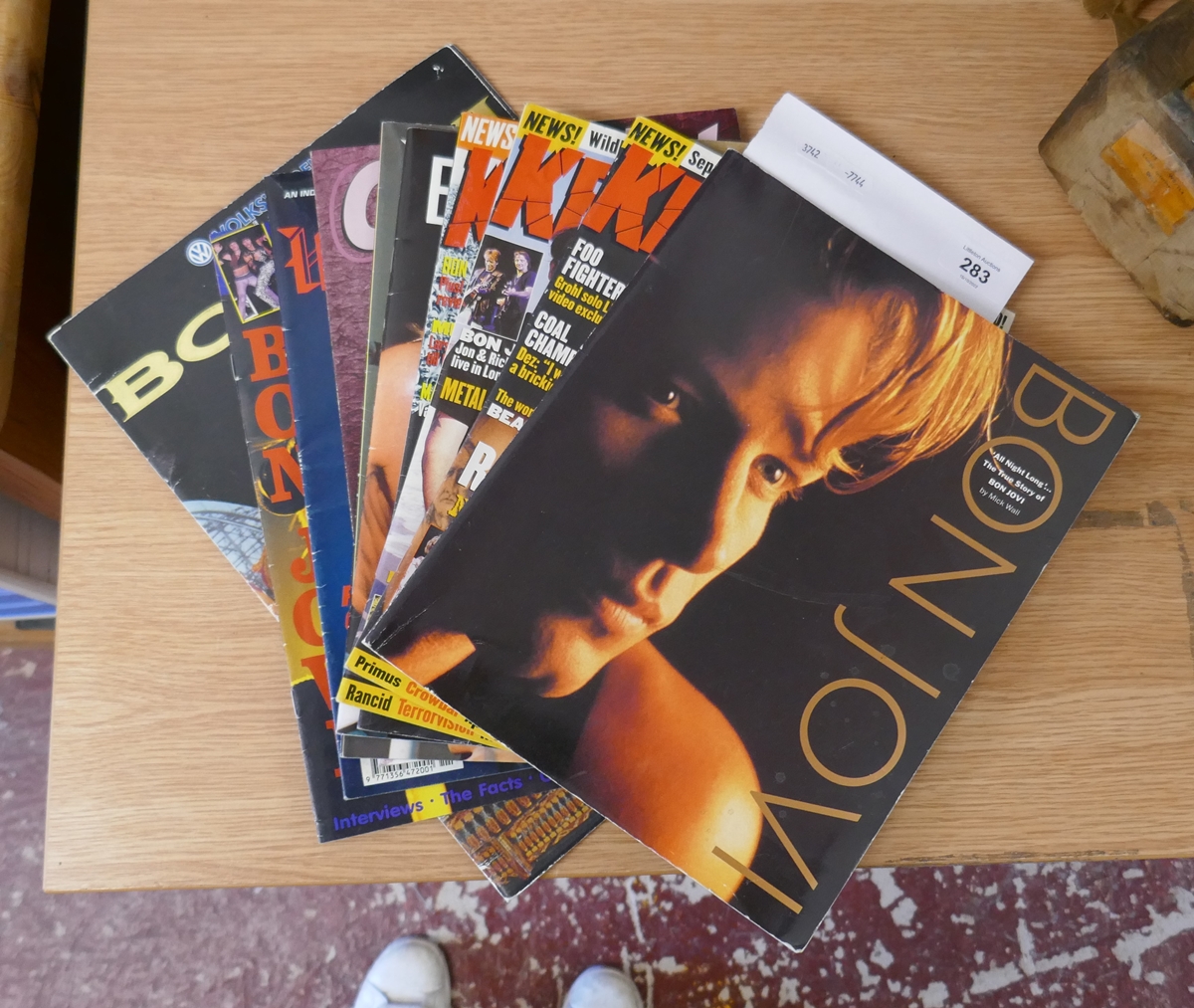 Collection of mostly Bon Jovi related magazines